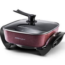 荣事达Royalstar多功能家用电火锅锅可水洗电炒锅电热锅蒸煮饭煎烧烤涮炒菜一体锅便携电蒸锅不粘锅 6L基础单机款