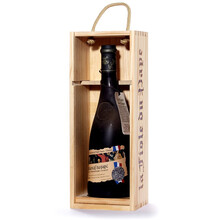 超市	法国进口红酒 隆河丘产区AOC级别 歪脖子 芙华教皇新堡 红葡萄酒  礼盒装 750ml