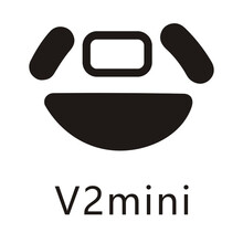 适用于 雷蛇 炼狱蝰蛇V2专业版 蝰蛇MINI 游戏鼠标脚贴脚垫 足贴角铁 炼狱蝰蛇V2 MINI 替换型 2套装 脚贴