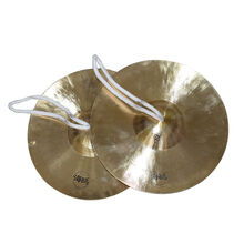 海鸥锣鼓镲响铜醒南獅广钹大镲铙28公分30厘米广镲舞狮子腰鼓铜镲 海鸥专业响铜26CM的腰鼓镲一副