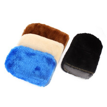 擦鞋布 4只装软毛鞋刷擦鞋布抛光手套鞋刷子皮鞋鞋子清洁毛绒刷MSY 2只布+1鞋油刷+1护理油