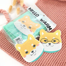 豫北新款可爱卡通暖贴暖宝宝暖宫贴少女心长效自发热姨妈暖身贴 柴犬暖贴 5片体验装