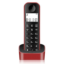 飞利浦 DCTG1201 低辐射数字无绳电话机单机家用办公小座机客服会议无线子母固话固定电话机 DCTG1601红色单机（中文菜单） 颜色