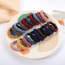 千屿20根发绳发圈菱形高弹力耐用头绳女简约头饰加厚无接口发饰