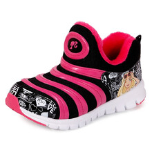 超市	
芭比 BARBIE 童鞋 毛毛虫童鞋冬季时尚公主保暖棉鞋儿童二棉鞋子女童运动鞋 3559 黑色 29码