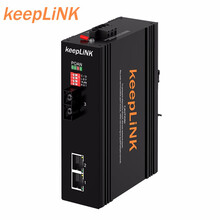 keepLINK KP-9000-65-1GX2GT-SC20  工业级光纤收发器 光电转换器 千兆1光2电