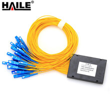 海乐（Haile）电信级分光器1分16 单模方头SC/UPC盒式/拉锥式一分十六尾纤分路器 F1-16H-SC