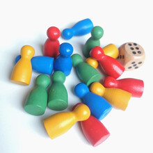 实木积木桌子积木底板兼容男孩玩具拼装模型折叠学习桌椅早教儿童玩具女孩大颗粒 飞行旗一包