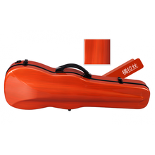 碳纤维小提琴盒中提琴盒轻便双肩背包抗压防摔防雨航空托运 橘拉丝4/4