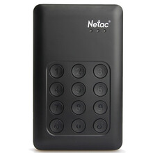 Netac/朗科 K588 500G 1T 2T 数字按键安全硬件加密移动硬盘USB3.0 2TB
