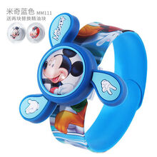 迪士尼宝宝驱蚊手环手表儿童驱蚊手环手表防蚊虫叮咬婴幼儿植物精油手带小孩驱蚊扣卡通拍拍圈 米奇款(替代芯*2个)