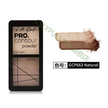 lagirl洛杉矶女孩腮红高光一体盘la单色修容裸妆自然晒红girl迅图 GCP663#修容粉 鼻影高光