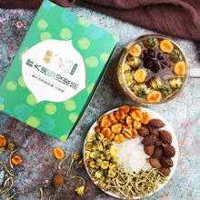 【特价商品】胖大海罗汉果金银花菊花茶甘草蒲公英清热解毒肺清润喉茶清火去火凉茶吸烟者咽烟炎茶 SK胖大海罗汉果茶90g/盒