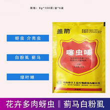 盖箭25%噻虫嗪月季多肉花卉植物蚜虫飞虱蓟马绿叶蝉介壳虫杀虫剂 500g*12瓶/箱