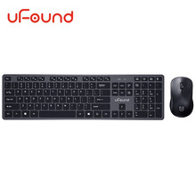方正(uFound)R752键盘鼠标套装无线键盘 办公超薄键盘 巧克力键盘 笔记本电脑键盘2.4GHz 10米传输无线鼠标