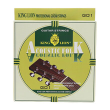 青歌 乐器G01金属民谣吉他弦白色弦 木吉他琴弦一套6根音色好 GO1金属民谣吉他弦套弦（一套6根）不单卖