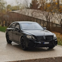 NOREV 1:18 奔驰S 新S系 S450L AMG 2018汽车模型轿车合金车模收藏 蓝色 新款 s450 黑色