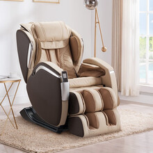 芝华仕 多功能按摩椅太空舱全自动电动家用全身老人用品客厅 M1020 咖啡色-24小时发货，不支持延期 