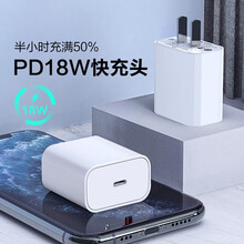 骆尊 苹果快充PD充电器18W充电头数据线适用iPhone12/11/SE2/XR/XS/8P手机 PD充电器单口【18W快充】