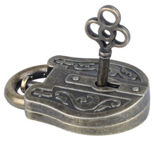 鲁班锁孔明锁成人抖音同款男孩玩具6-8岁智力玩具减压解压烧脑益智解锁解谜创意儿童新年礼物 神力锁