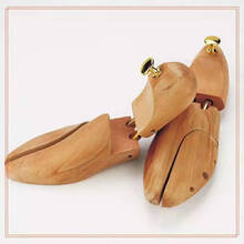 【溪沫】鞋撑撑鞋器实木荷木鞋楦内撑可调节真皮鞋定型防皱防变形新鞋真皮 荷木原色39/40