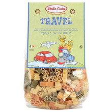 意大利原装进口Dalla Costa黛乐不添加盐意大利面250g低脂粒粒面卡通形状颗粒面宝宝儿童意面 交通工具造型