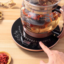 养生壶全自动加厚玻璃电煮茶壶中药壶煎药大容量2-2.5l黑茶 大滤网炖盅蒸笼奶杯蒸蛋架除垢剂 升级版2.5L