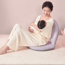 佳韵宝哺乳椅新生儿哺乳椅子坐月子床上抱娃防吐奶护腰靠背婴儿喂奶神器 维希紫42档