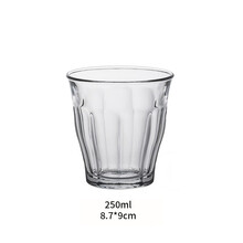 扬格玻璃咖啡杯 冰flat white意式拉花拿铁杯碟dirty透明澳白短笛 宽口250ml