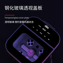 (GIKG) 足浴盆全自动按摩 泡脚桶高深桶泡小腿恒温加热洗脚盆家用小型电动泡足浴桶礼物泡脚盆 【艾尔斯灰玻璃面板】【漏电保护开关+定制足浴包】