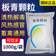 佰牧达兽用板青颗粒清热解毒中兽药板蓝根喉咙肿痛猪牛羊用国标中兽药