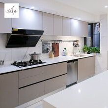 溪岸橱柜定做整体开放式现代简约厨房欧式厨柜定制装修设计全屋 柜门/平米价
