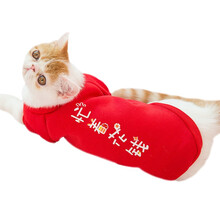 猫衣服狗衣服 薄款秋冬加菲猫蓝猫猫咪衣服 宠物泰迪贵宾比熊博美服饰 忙着花钱 L