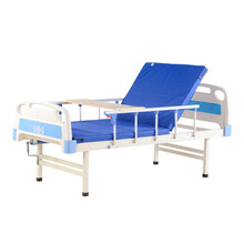 悦邦家用护理床 医院瘫痪病人康复家庭手动升降手摇式病床医院门诊病床老年人家用多功能医疗床 医用病床 ABS单摇床+铝护栏+床垫+餐桌