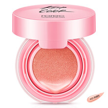 韩婵粉嫩润红气垫腮红胭脂膏学生党彩妆自然高光修容粉裸妆定妆女士气垫腮红 亮橘色