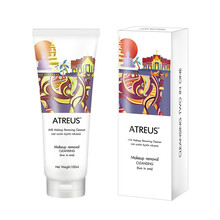 泰国ATREUS清透隔离乳防护晒后霜保湿防汗全身补水防水户外军训清爽不油腻男女 牛奶洗卸二合一洗面奶100g