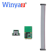Winyao 8111-mPCIe-C Mini PCIe工业千兆网卡 RTL8111F 台式机 8111-mPCIe-C (直针)