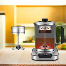 咪咕(MIGOO)小钢炮养生壶多功能煮茶器煮茶烧水电热水壶花茶壶家用炖燕窝壶办公室煮粥锅小型煮咖啡壶 不锈钢盖子触摸屏款+滤网