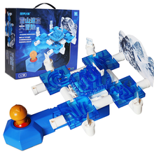 盛星迷宫燃烧吧大脑迷宫玩具走珠3D立体魔幻迷宫球冲关大冒险智力球益智玩具 大号礼盒装-冰雪大冒险迷宫