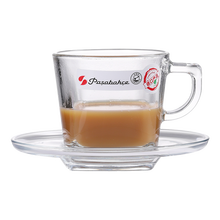 帕莎帕琦进口咖啡杯钢化耐热杯碟套装红茶杯水杯家用早餐杯微波炉适用215毫升95307 六杯六碟