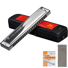 TOMBO 通宝口琴 21孔复音演奏口琴NO.6621 C调