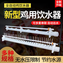 友牧 新型鸡用自动饮水器 鸭鹅用自动饮水喂水器水槽大鸡小鸡喝水 鸡鸭饮水器 开口式 1米 鸭鹅用