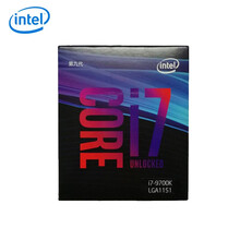 英特尔中文盒装台式机cpu i3 9100/i5 9400F/i7 9700KF/i9 9900KF i5 9400F 6核6线程 （需搭配独显使用）