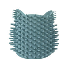 猫咪蹭痒器按摩头部神器猫用蹭脸梳毛自嗨宠物用品墙角固定挠痒器 宠物蹭痒蹭毛板浅绿色L