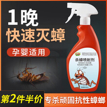 吉越 蟑螂药全窝端家用神器灭蟑螂胶饵驱蟑螂贴除蟑螂屋粘板杀蟑螂喷雾剂 杀蟑喷射剂