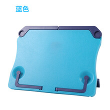 乐谱架子便携式家用吉他谱支架钢琴曲古筝歌谱超轻折叠桌面读书架 蓝色