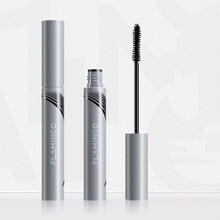 火烈鸟精细睫毛膏纤长防水不晕染细刷头浓密自然不结块下睫毛睫毛膏 黑色（自带增长纤维）