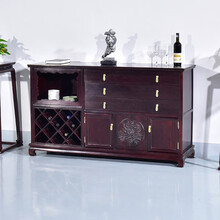 艺铭天下红木家具血檀（学名：染料紫檀）餐边柜茶水柜备餐柜玄关柜边柜收纳柜玄关柜储物柜斗柜酒水柜 餐边柜