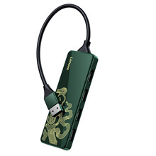 联想(Lenovo)【新品】故宫文创宝蕴楼如意坞一转四USB3.0分线器转换器扩展坞 拓展坞HUB USB 3.0接口LP0801