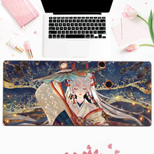 镇魂歌 鼠标垫超大号动漫周边加厚锁边男女生游戏网吧定制定做键盘垫笔记本办公电脑桌垫 和服阴阳师 300x800x4mm